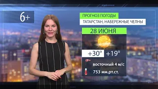 Прогноз погоды в Набережных Челнах на 28 июня 2021 г.