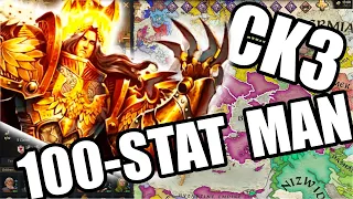 I made a GOD among men - 100 STAT MAN with no cheats in Crusader Kings 3