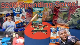 $200 Random Pack Opening! Great Value Rookie Cards- Pokemon, Optic Football, Baseball Hangers & More