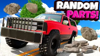 Random Parts Cars are TERRIBLE During an AVALANCHE in BeamNG Drive Mods!