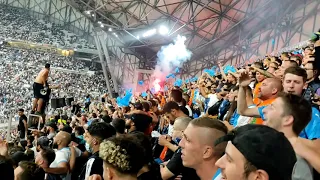 vlog dans stade vélodrome Ⓜ️ Marseille 💙🤍 vs Galatasaray 🧡❤️