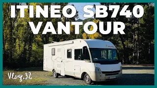 VANTOUR Autocaravana integral ITINEO SB740 2012. | Os enseñamos nuestra casa con ruedas. | VLOG 32.