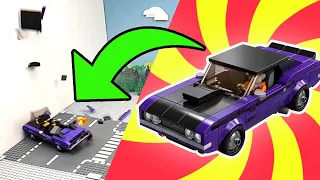 Lego Speed Champions 76904 1970 Dodge Challenger T/A Speed Build & Car Crash!