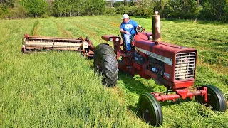 Hay Day with the Farmall 756 Diesel