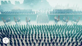 1000 Zombies Invade Vikings Castle in TABS Map Creator Totally Accurate Battle Simulator