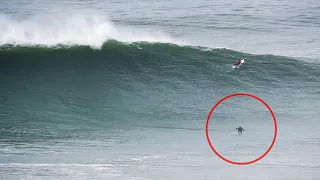 Caught inside in Nazare - Board Breaker