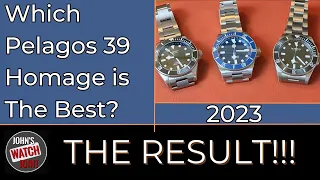 Which is The Best Pelagos Homage 2023. Result.