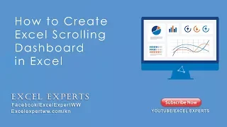 How to create Scrolling Dashboard in excel | Excel Experts