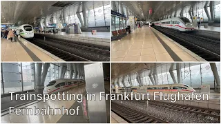 Trainspotting am Bahnhof Frankfurt Flughafen Fernbahnhof