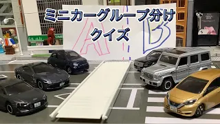 【こたこたチャンネルさん許可済み】ミニカーグループ分けクイズ