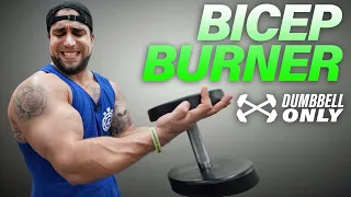 Dumbbell Bicep Workout At Home to Get Ripped!