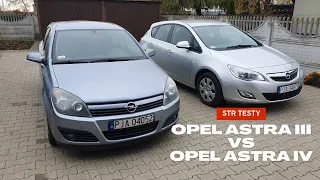 STR#187: Opel Astra III (H) 1.4 90 vs Opel Astra IV (J) 1.4T 120 - naturalna zmiana pokoleń