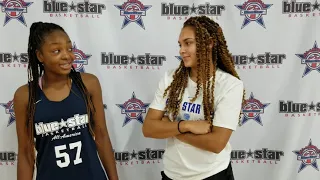 🔥 #BlueStarAllAmerican Camp 🔥 Jada Williams  Interview of 2023 - Guard - Staci Williams  (NC)