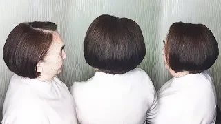 Прическа на КОРОТКИЕ и тонкие волосы.Укладка БЕЗ Фена для женщин за 50. Hairstyle for Short Hair