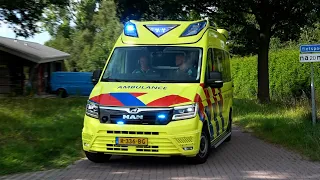 [Primeur] A1, Otaris TGE Ambulance 02-109 Buitenpost naar melding