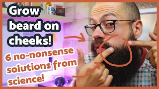 How to grow hair/beard on cheeks | 6 insider tricks from science!