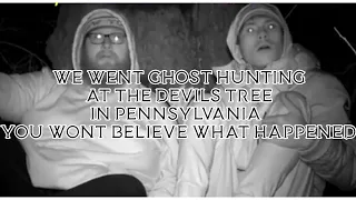 We went Ghost hunting at the Devils tree in New Jersey (you wont believe what happened)