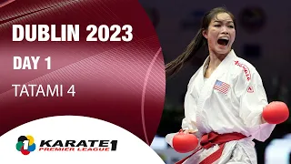 Karate1 DUBLIN | Day 1 – Tatami 4 | WORLD KARATE FEDERATION