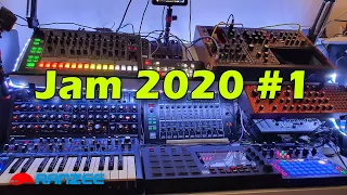 Jam 2020 #1 - Novation Peak, Circuit Mono Station, Akai MPC Live, Strymon Magneto