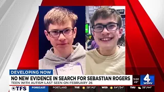 No new evidence in search for Sebastian Rogers