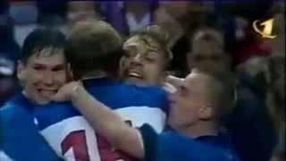 Франция-Россия 2:3  полный обзор отборочного матча EURO-2000