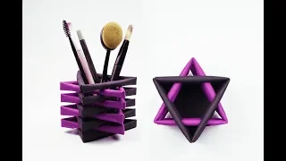 Origami Pen Stand | Makeup Organizer | Paper Craft