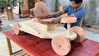 Perfect And Especially Interesting Woodworking Ideas // Design Homemade Wooden Toy Cars For Kids