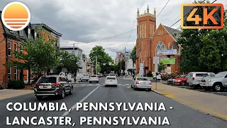 Columbia, Pennsylvania to Lancaster, Pennsylvania! Drive with me!