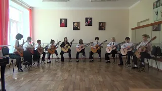 Ансамбль гитаристов "Аккорд" - 1. “Танец” Л. Иванова  2. “Libertango” A. Piazzolla