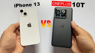 iPhone 13 vs OnePlus 10T Detailed Comparison & Review | Which Gives More Value in 2022? (HINDI)