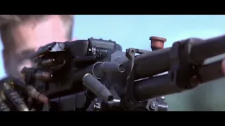 Стрельба из пулемёта НСВ "Утес". Данный пулемёт калибром 12,7 мм