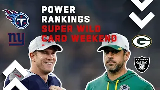 NFL Power Rankings Super Wild Card Weekend