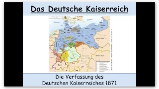 Die Verfassung des Deutschen Kaiserreiches von 1871 erklärt (Verfassung Deutsches Kaiserreich)