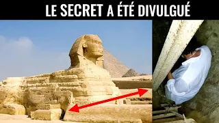 Des photos secrètes sous le Sphinx ont été divulguées ! Tunnel caché !