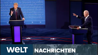 US-WAHL 2020: So lief das harte TV-Duell zwischen Joe Biden und Donald Trump