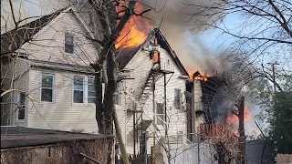 5-alarm fire damages multiple homes in Elizabeth NJ 3-13-22 P2