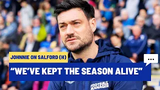 💬 “We’ve kept the season alive” | Johnnie on Salford (H) 🟡🔵