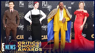 Jennifer Aniston, Tom Holland & More BEST DRESSED Stars! | 2024 Critics' Choice Awards