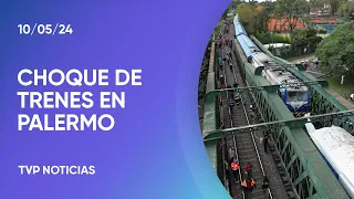 Chocaron dos trenes en Palermo: trasladaron a 30 heridos