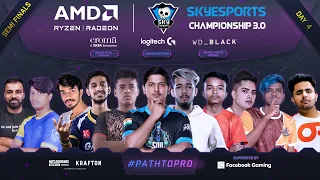 | Hindi | AMD Ryzen Skyesports Championship 3.0 | BGMI Semi Finals | Day 4 | Soul, GodLike, GE