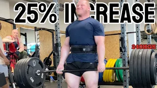 6 MONTH STRENGTH PROGRESS (25% increase)