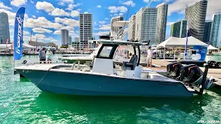 Baddest Hybrid Boat Ever? NEW 28’ Freeman at Miami International Boat Show! Plus our X3 on display!