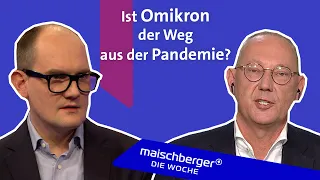 Baldige Lockerung der Maßnahmen? Dr. Janosch Dahmen und Dr. Thomas Voshaar | maischberger. die woche