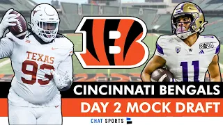 Cincinnati Bengals Round 2 And 3 NFL Mock Draft & Top Day 2 Draft Targets For 2024 NFL Draft