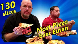 BUFFET BUSTER - Infinito's Pizza Buffet eating record DESTROYED - w/Da Garbage Disposal