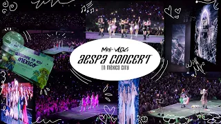 Mini-VLOG | Concierto AESPA SYNK HYPER LINE in México City | 멕시코시티를 에스파 콘세트 브로그 ♡