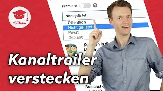 Wie taucht mein Kanaltrailer nicht in den normalen Videos auf? | #WiegehtYouTube