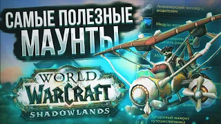 ВСЕ САМЫЕ ПОЛЕЗНЫЕ МАУНТЫ в World of Warcraft Shadowlands 9.1.5 и способы их получения!