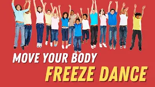 Freeze Dance: Move Your Body | Follow Along Activities for Kids