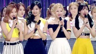 "Inkigayo WIN" announced the most popular 1st place | TWICE (TWICE) - CHEER UP 20160508